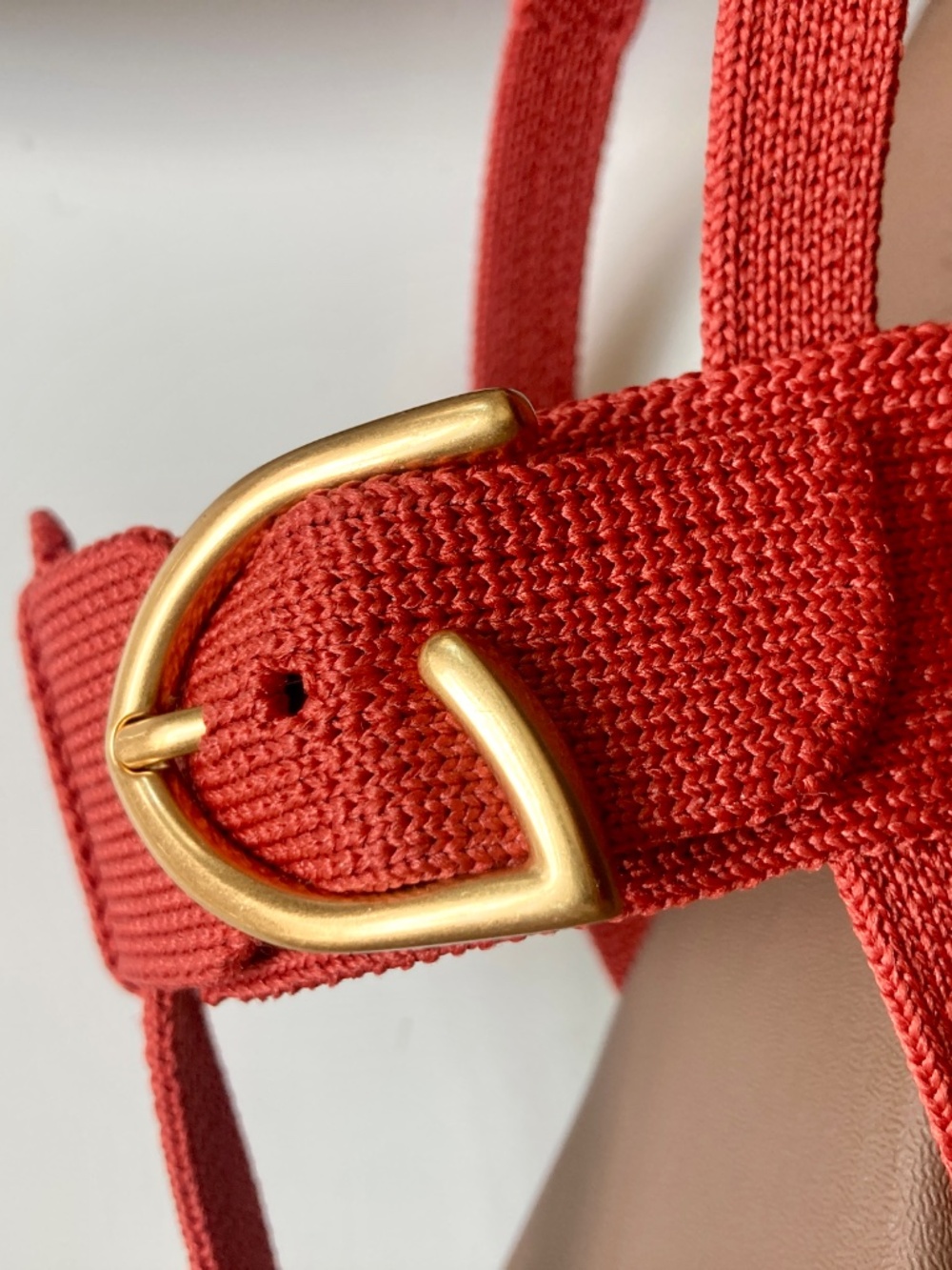 Rothy's The T–Strap Sandal - Brick Size 7.5 - Picture 7 of 7